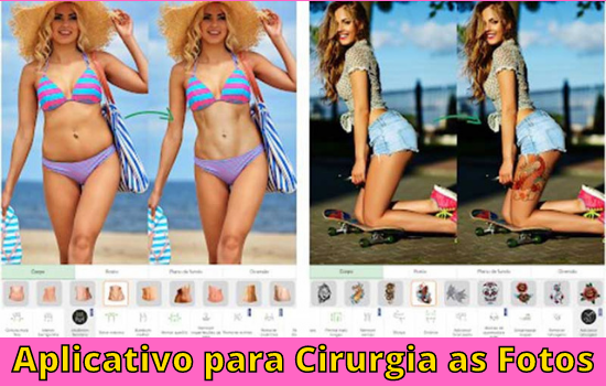 Aplicativo simulador de cirurgia plástica pelo celular
