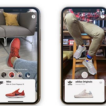Aplicativo para experimentar Tênis pelo celular