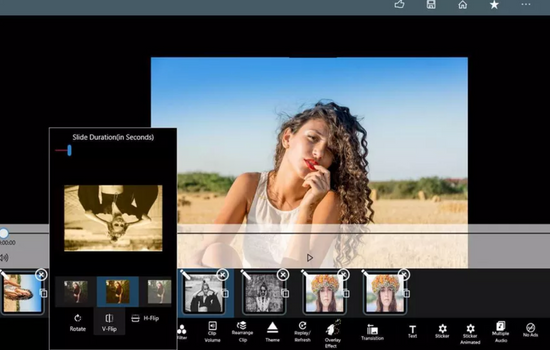 Faça vídeos com fotos e sua música preferida de fundo
